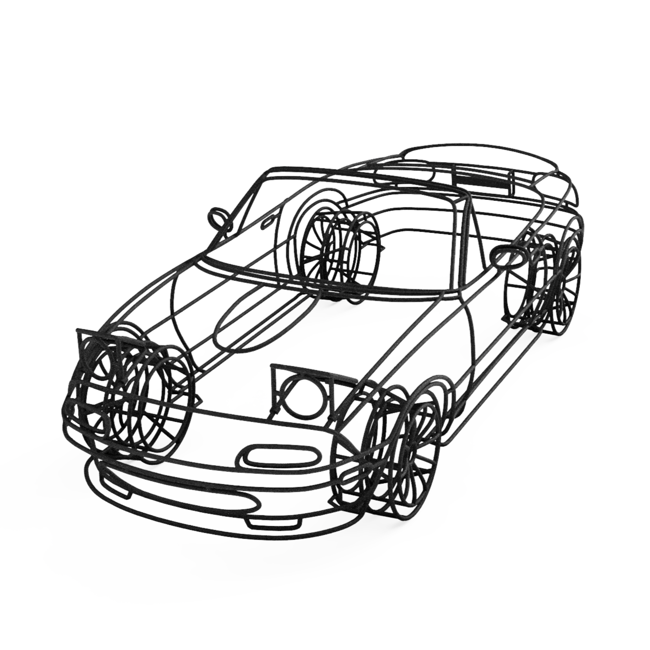 1:18 WiredCars MX5 NA Miata Eunos Gitter-Modell - WiredCars