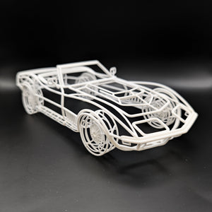 Corvette C3 3D Gittermodell 1:18 – ikonischer Klassiker