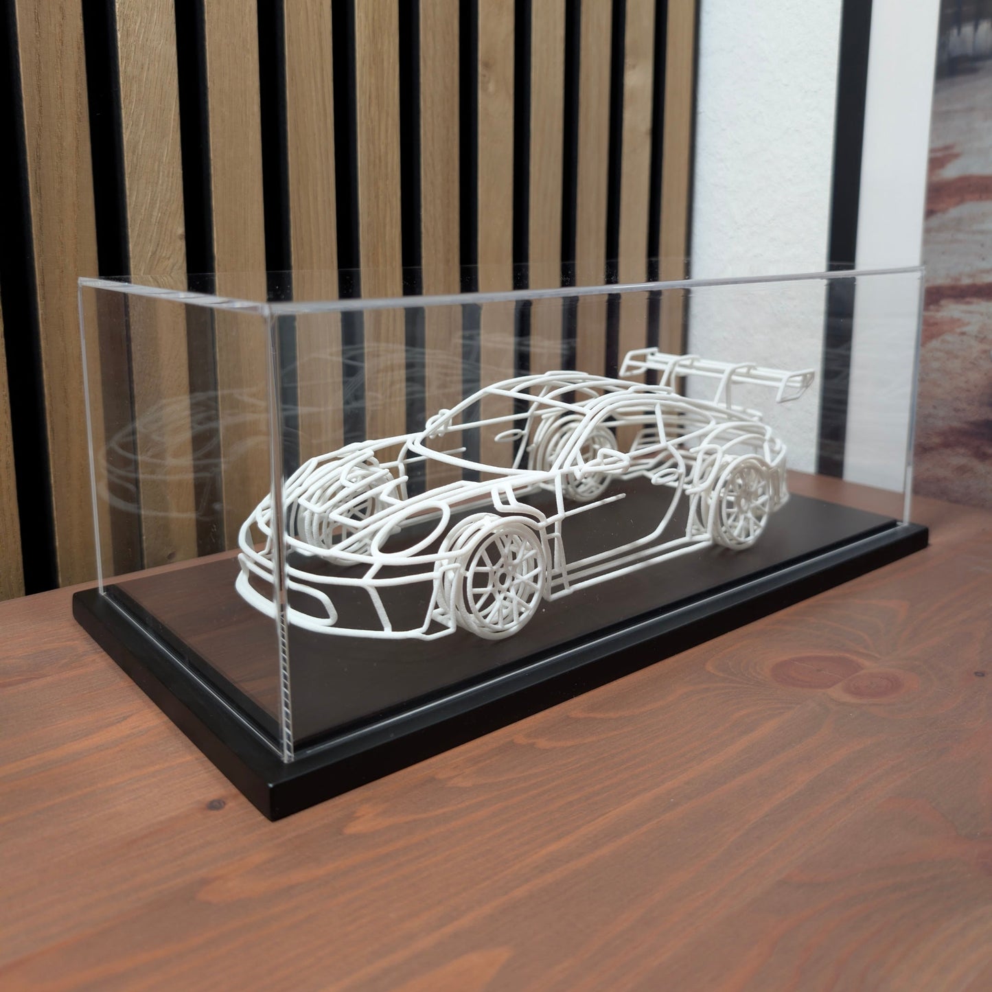 Vitrine 1/18 schwarz Premium Qualität Holz Acryl